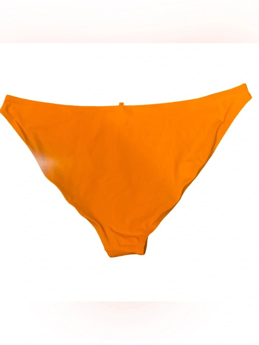 Skims Recycled Swim Mid Coverage Bottom Orange- 4X New with Tag